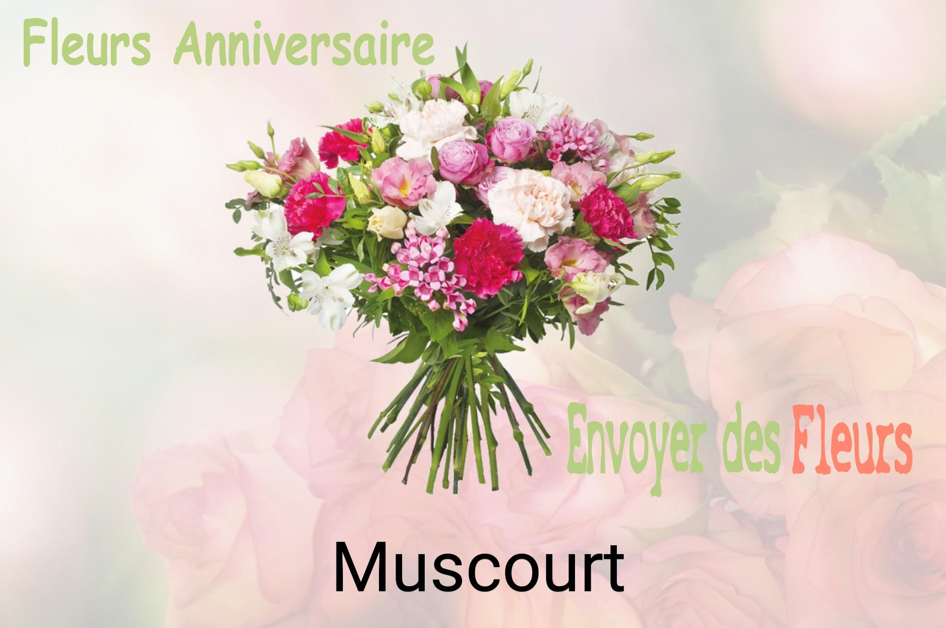 Bouquet de fleurs d’anniversaire livré à Muscourt